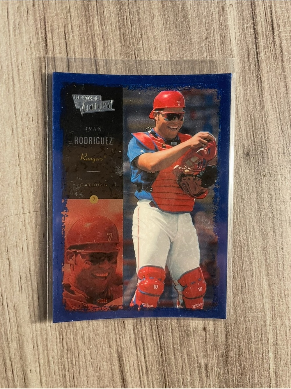 Ivan Rodriguez Pudge Rodriguez Texas Rangers Upper Deck Victory Baseball Card #7